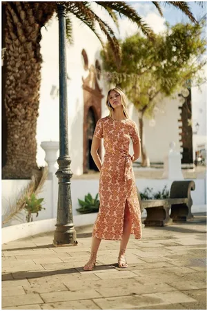 La Petite Etoile Abito Longuette Stampato A Maniche Corte, Rollene Donna Taglie 1(S)