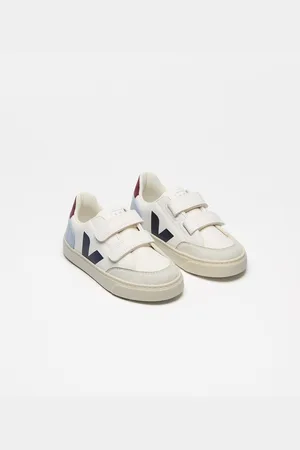 Veja Sneakers In Pelle Small V-12 Bambina Taglie 28