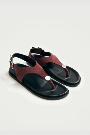 ALOHAS Sandali Infradito In Pelle Scamosciata Harbor Donna Taglie 39