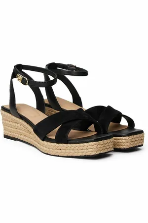 Tommy Hilfiger Sandali Con Zeppa In Pelle Donna Taglie 36