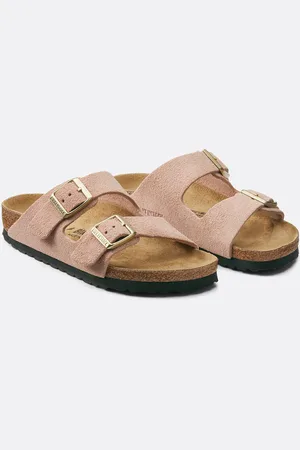 Birkenstock Sabot In Pelle Scamosciata Arizona Donna Taglie 36