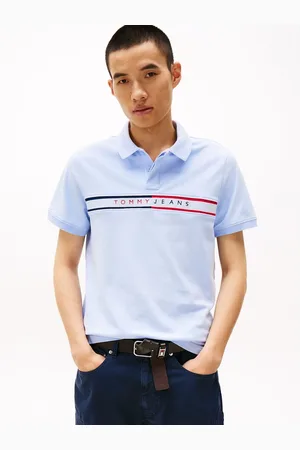 Tommy Hilfiger Polo Slim Con Strisce Colorate Uomo Taglie S