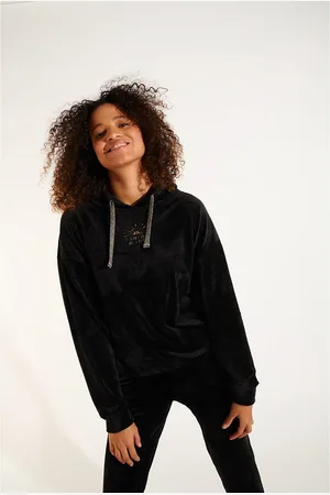 Banana Moon Felpa Oversize Velluto Bradley Sealake Donna Taglie XL