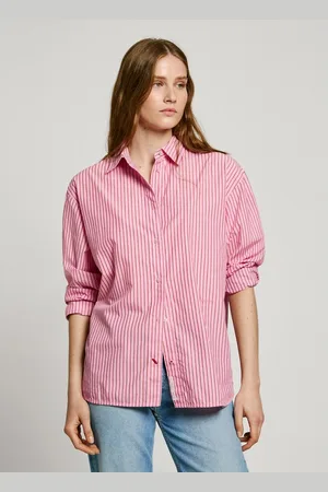 Pepe Jeans Camicia A Righe Sottili Donna Taglie XS