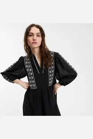 La Redoute Abito Svasato, Lungo, Maniche 3/4 Donna Taglie XL