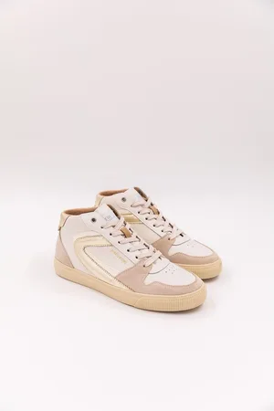zero 105 Baskets Alte In Pelle Jade Donna Taglie 36