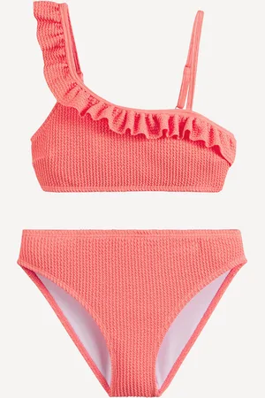 La Redoute Costume Da Bagno 2 Pezzi, In Maglia Plissettata Bambina Taglie 4 anni - 102 cm