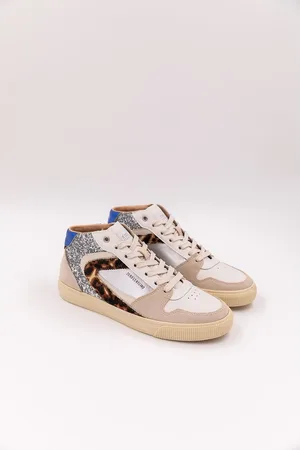 zero 105 Baskets Alte In Pelle Jade Donna Taglie 39