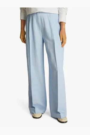Tommy Hilfiger Pantaloni Dritti In Misto Lino Donna Taglie 42 (IT) - 38 (FR)