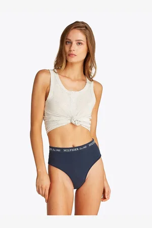 Tommy Hilfiger Culotte Vita Alta In Cotone New York Donna Taglie XS