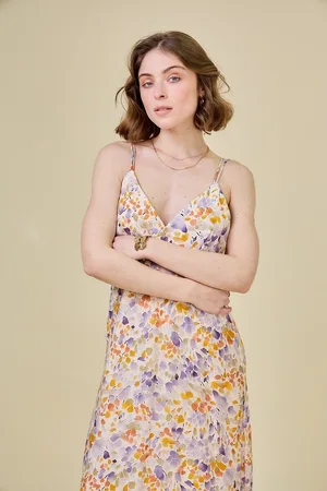 See u soon Abito Midi Stampato In Pizzo Donna Taglie 0(XS)