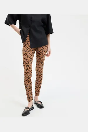 La Redoute Leggings A Vita Alta, Stampa Animalier Donna Taglie XS