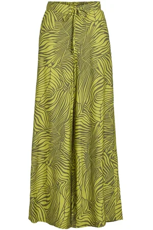 VILA Pantaloni Larghi Fantasia Floreale Donna Taglie 38 (IT) - 34 (FR)