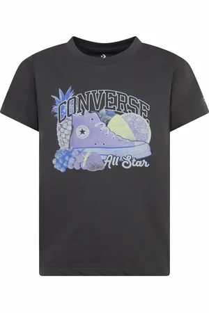 Converse T-shirt Fantasia Davanti Bambina Taglie 8/10 anni - 126/138 cm