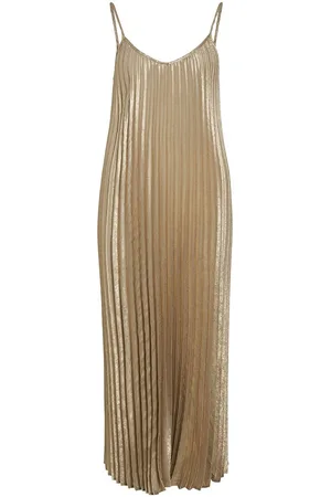 VILA Abito Iridescente Plissettato Con Spalline Sottili Donna Taglie 40 (IT) - 36 (FR)