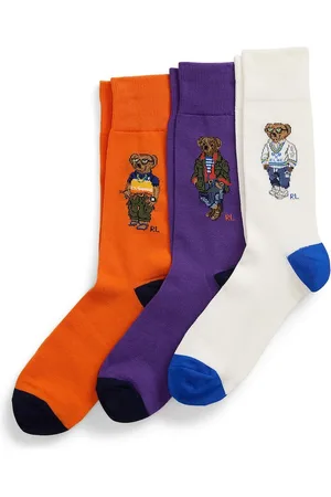 Ralph Lauren Confezione Da 3 Paia Di Calze Uomo Taglie 39/45