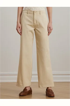 Ralph Lauren Pantaloni A Gamba Larga Di Lunghezza 7/8 Donna Taglie XS