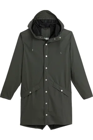 Rains Giacca Impermeabile Con Cappuccio Unisex Long Jacket Donna Taglie XS