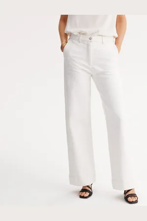 ANNE WEYBURN Jeans Larghi, Gamba Larga, Cotone Elasticizzato Donna Taglie 40 (IT) - 36 (FR)