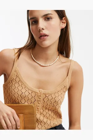 La Redoute Canotta In Maglia Fine A Giorno Donna Taglie S