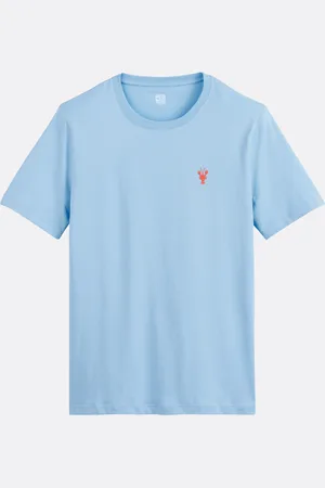 La Redoute T-shirt Girocollo Maniche Corte Ricamata Uomo Taglie S