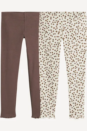 La Redoute Confezione Da 2 Leggings In Maglia A Costine Taglie 18 mesi - 81 cm