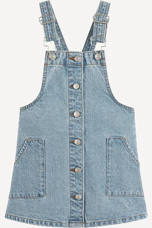La Redoute Abito Salopette Con Bretelle In Denim Taglie 18 mesi - 81 cm