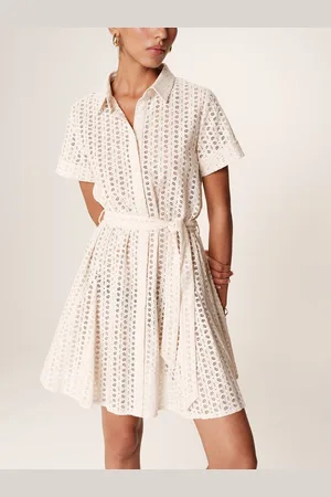 Grace & Mila Abito Corto Ricamato Romane Donna Taglie XS
