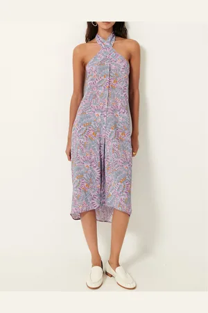 Sessun Abito A Pareo A Schiena Nuda Con Stampa Floreale, Santana Donna Taglie M