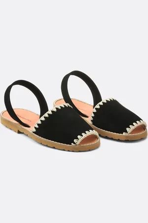 MINORQUINES Sandali Piatti Scamosciati Avarca Donna Taglie 40