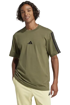 adidas T-shirt A Maniche Corte Essentiel 3 Bande Uomo Taglie S