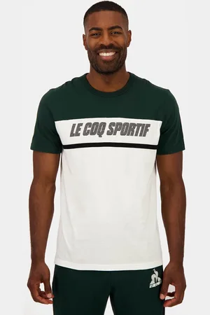 Le Coq Sportif T-shirt A Maniche Corte Color-block Uomo Taglie S