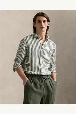 Ralph Lauren Camicia Slim-fit In Lino Uomo Taglie M