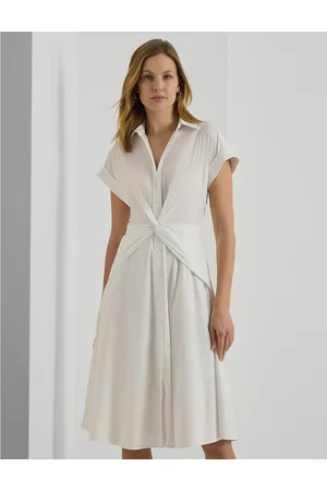 Ralph Lauren Abito Incrociato A Maniche Corte Donna Taglie XS
