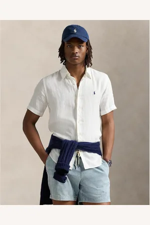 Ralph Lauren Camicetta In Lino Uomo Taglie S