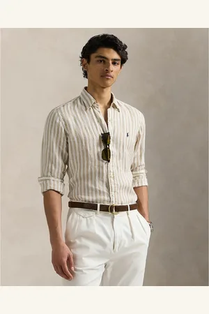 Ralph Lauren Camicia Slim-fit In Lino Uomo Taglie L
