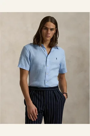 Ralph Lauren Camicetta In Lino Uomo Taglie M