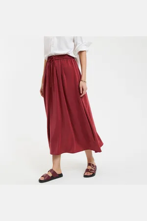 La Redoute Gonna Lunga E Fluente Con Elastico In Vita Donna Taglie XS