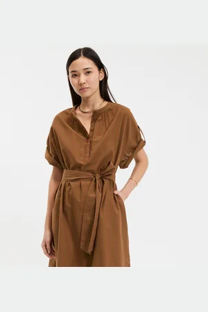 La Redoute Abito Lungo A Righe Con Scollo Rotondo, Maniche A 3/4 Donna Taglie XS
