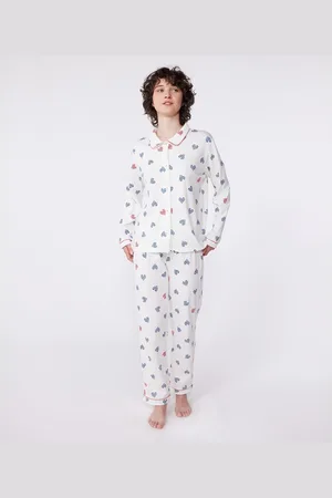 Petit Bateau Pigiama In Cotone Donna Taglie XS