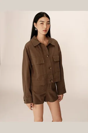 Grace & Mila Giacca Corta Con Maniche Lunghe Polette Donna Taglie XS