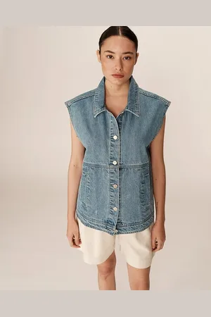 Grace & Mila Giacca Jeans Oversize Senza Maniche Paulette Donna Taglie 0(XS)
