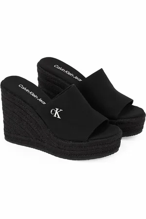 Calvin Klein Ciabattine Con Zeppa Donna Taglie 39