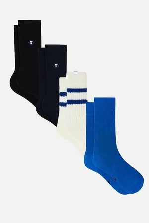 LE SLIP FRANCAIS Confezione Da 4 Paia Di Calze Alte Uomo Taglie 39/42