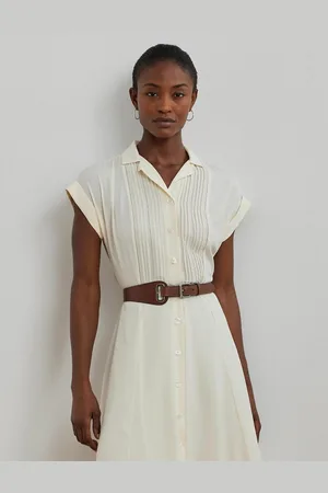 Ralph Lauren Abito A Maniche Corte Al Ginocchio Donna Taglie XS