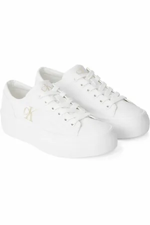 Calvin Klein Sneakers In Tela Con Piattaforma Donna Taglie 38