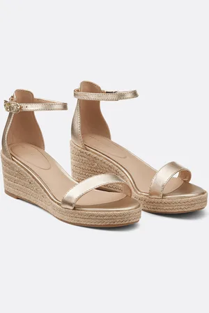 Tommy Hilfiger Sandali Con Zeppa In Pelle Donna Taglie 36