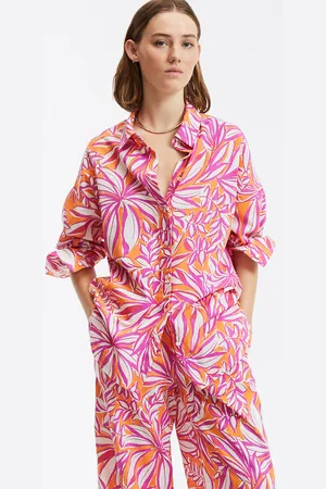 La Redoute Camicia Oversize Stampata Signature, Apolline Donna Taglie 38 (IT) - 34 (FR)