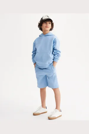 La Redoute Set Felpa Con Cappuccio E Short, In Felpa Bambino Taglie 4 anni - 102 cm