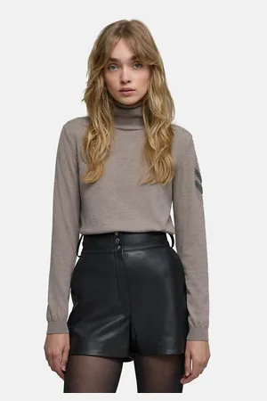 IKKS Maglione Dolcevita Maniche Lunghe Donna Taglie XL